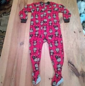 Fleece footy pajamas